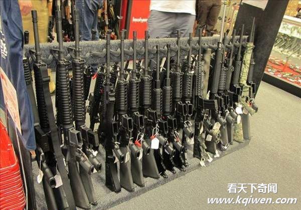 实拍让世界震惊的美国枪械超市 轻重武器俱全(组图52P)